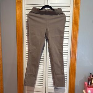 Tommy Hilfiger Tan Slim-Fit Casual Pants